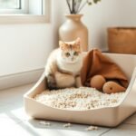 areia de tofu para gatos